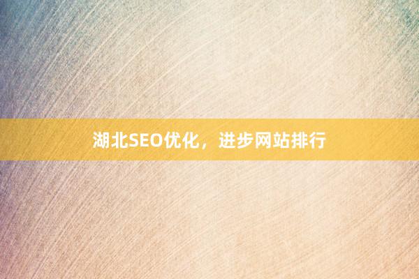 湖北SEO优化，进步网站排行